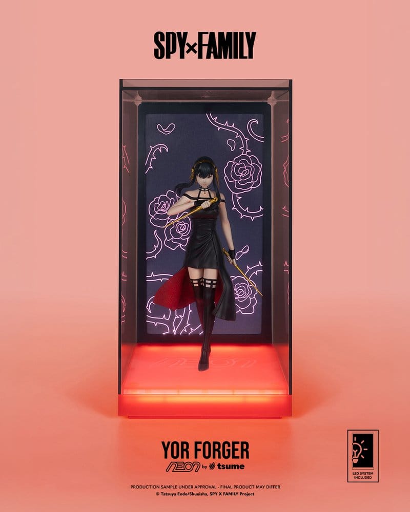 Spy x Family Neon Figur 1/9 Yor Forger 20 cm - Preorder - ETA: 25.12.2026