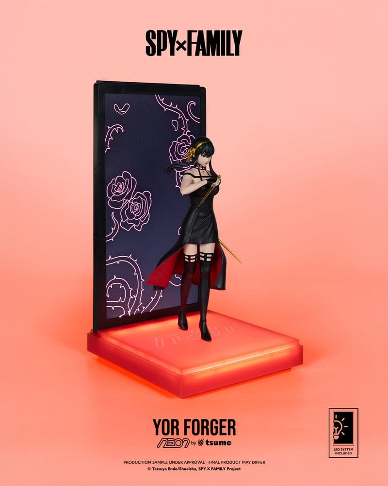Spy x Family Neon Figur 1/9 Yor Forger 20 cm - Preorder - ETA: 25.12.2026
