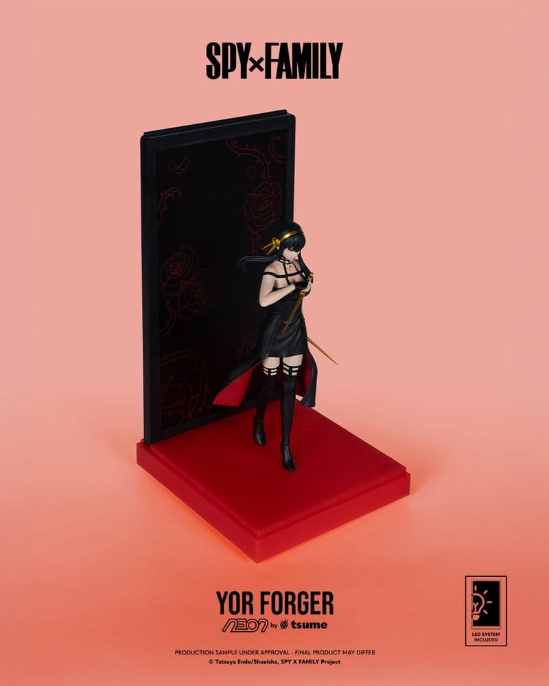Spy x Family Neon Figur 1/9 Yor Forger 20 cm - Preorder - ETA: 25.12.2026