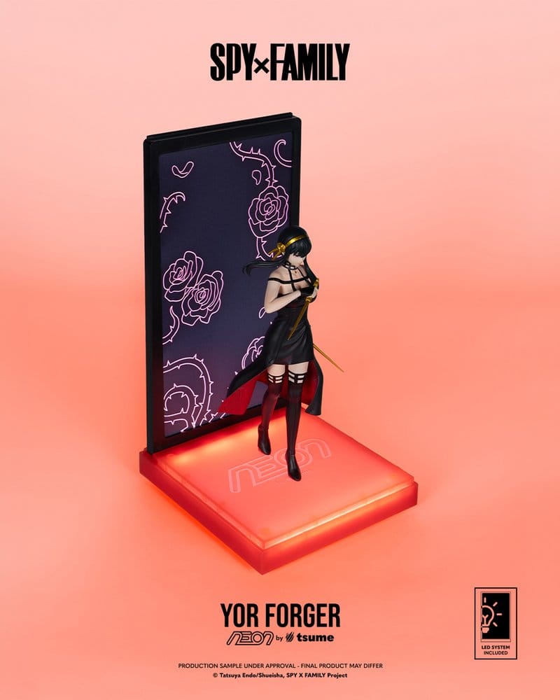 Spy x Family Neon Figur 1/9 Yor Forger 20 cm - Preorder - ETA: 25.12.2026