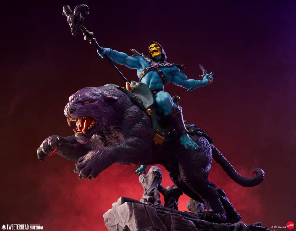 Masters of the Universe 1/4 Statue Skeletor & Panthor 81 cm - Preorder - ETA: 26.10.2026