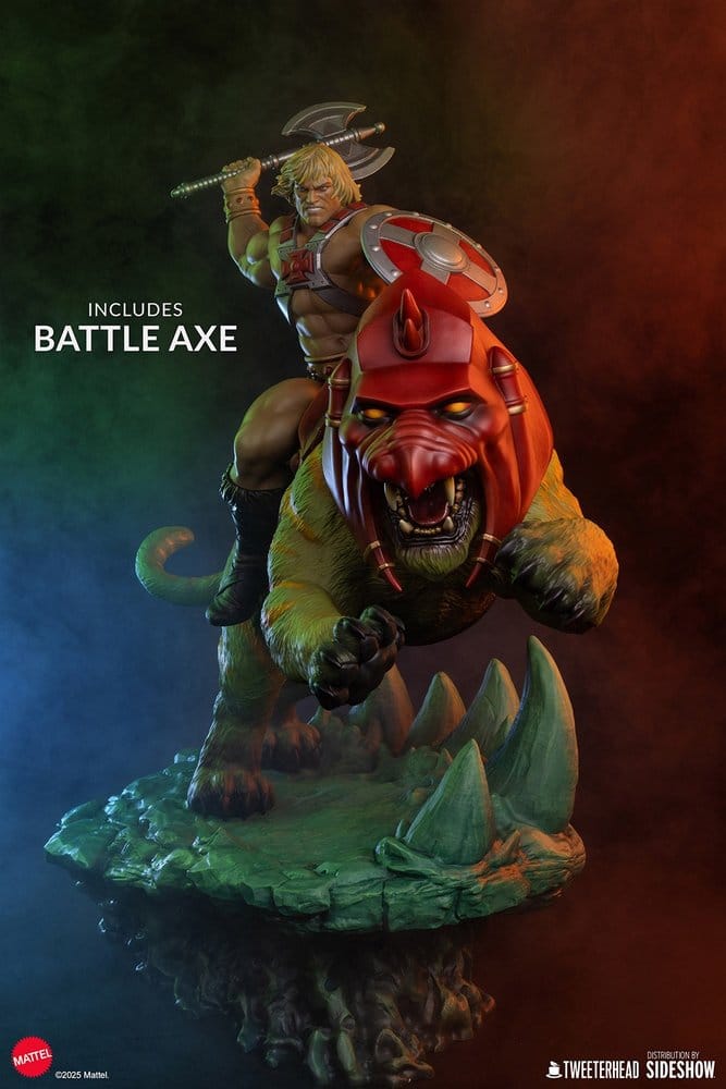 Masters of the Universe 1/4 Statue He-Man & Battle Cat 76 cm - Preorder - ETA: 26.10.2026