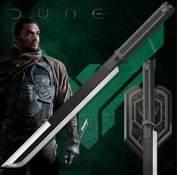 Dune Replik 1/1 Duncan Idaho Kurzschwert mit Wandhalter 63 cm - Preorder - ETA: 25.06.2027
