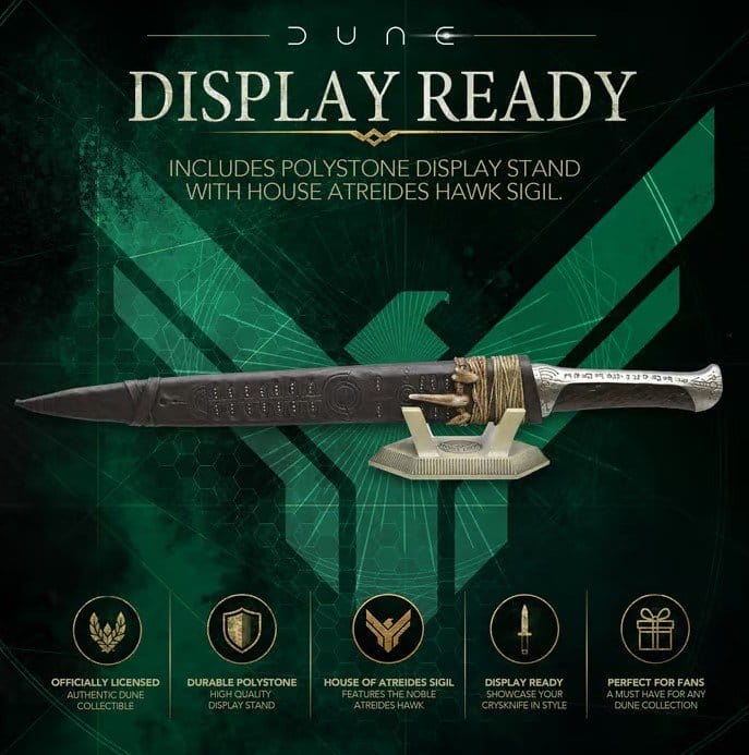 Dune Replik 1/1 Paul Atreides Crysknife (Dune Part II) 49 cm - Preorder - ETA: 23.04.2027