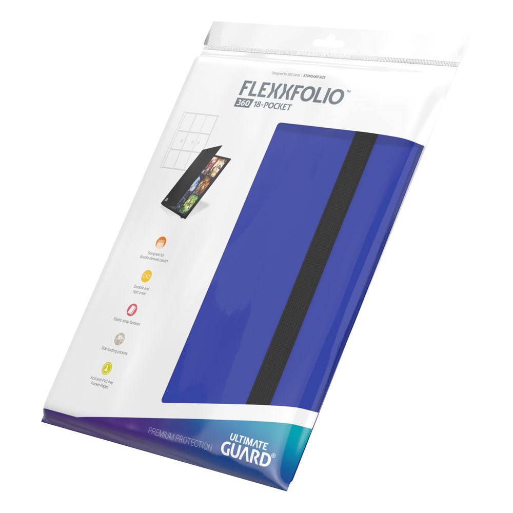 Ultimate Guard Flexxfolio 360 - 18-Pocket Blau - Versand: 5-7 Tage nach Bestellung