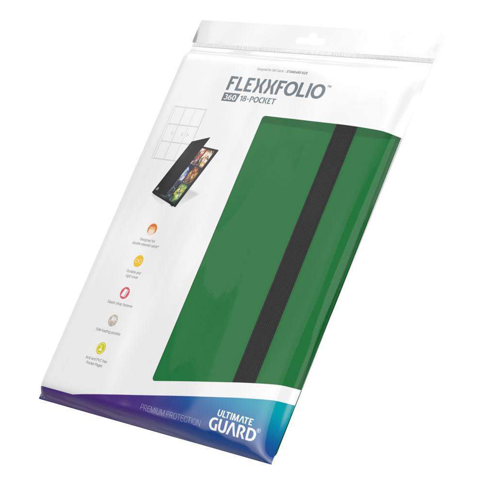 Ultimate Guard Flexxfolio 360 - 18-Pocket Grün - Preorder - ETA: 22.09.2025