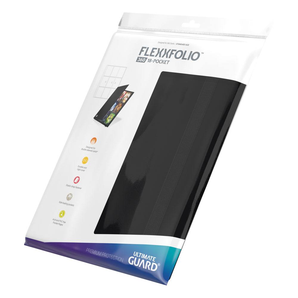 Ultimate Guard Flexxfolio 360 - 18-Pocket Schwarz - Versand: 5-7 Tage nach Bestellung