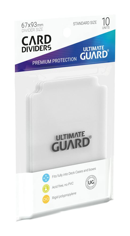 Ultimate Guard Kartentrenner Standardgröße Transparent (10) - Versand: 5-7 Tage nach Bestellung