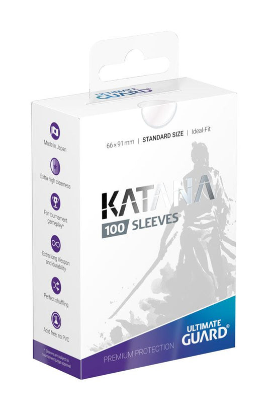 Ultimate Guard Katana Sleeves Standard Size (100) - Transparent - Preorder - ETA: 15.10.2026