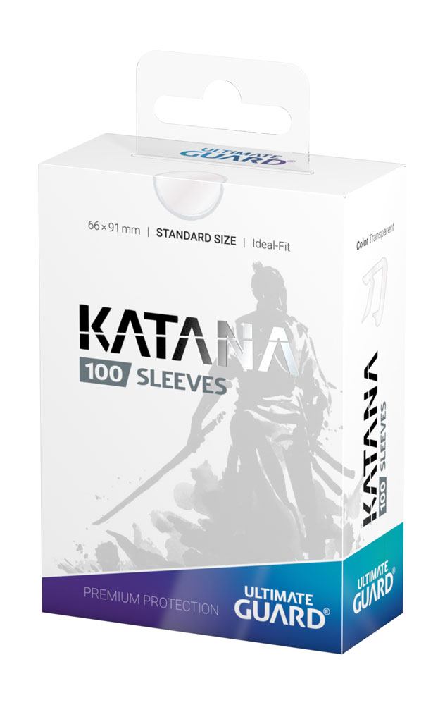 Ultimate Guard Katana Sleeves Standard Size (100) - Transparent - Preorder - ETA: 15.10.2026