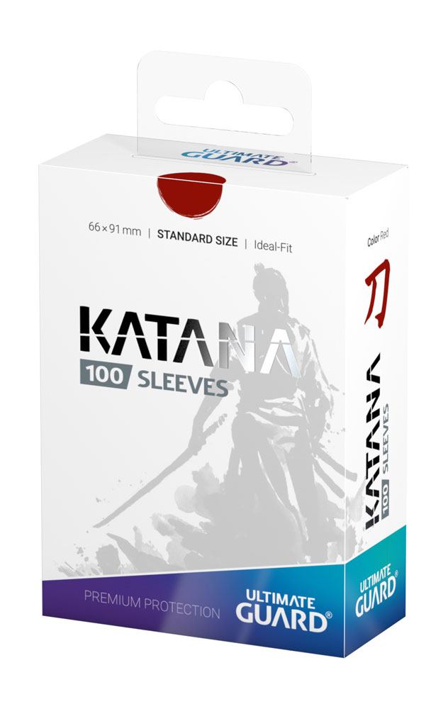 Ultimate Guard Katana Sleeves Standard Size (100) - Red - Preorder - ETA: 08.07.2026