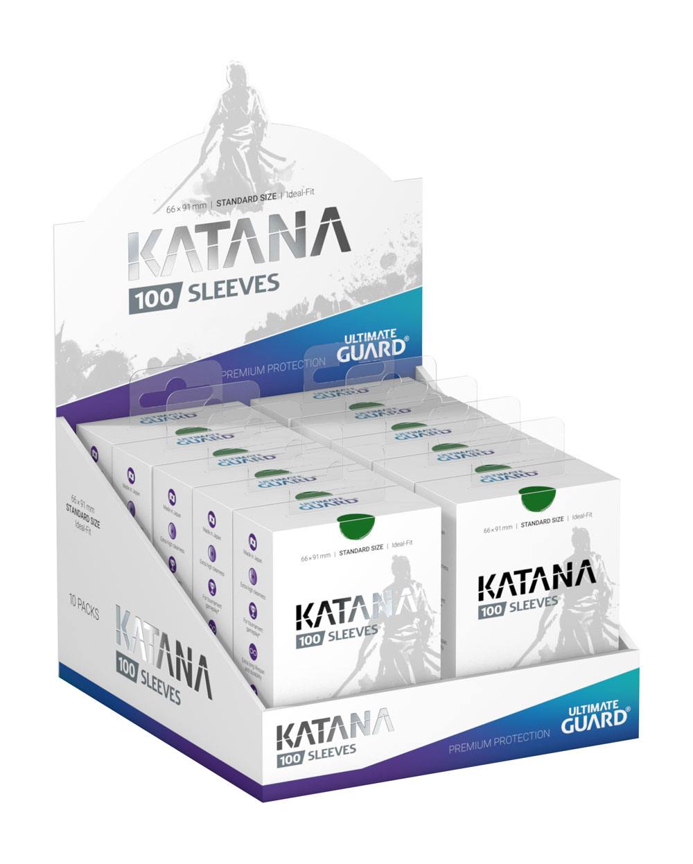 Ultimate Guard Katana Sleeves Standard Size (100) - Green - Preorder - ETA: 15.10.2026
