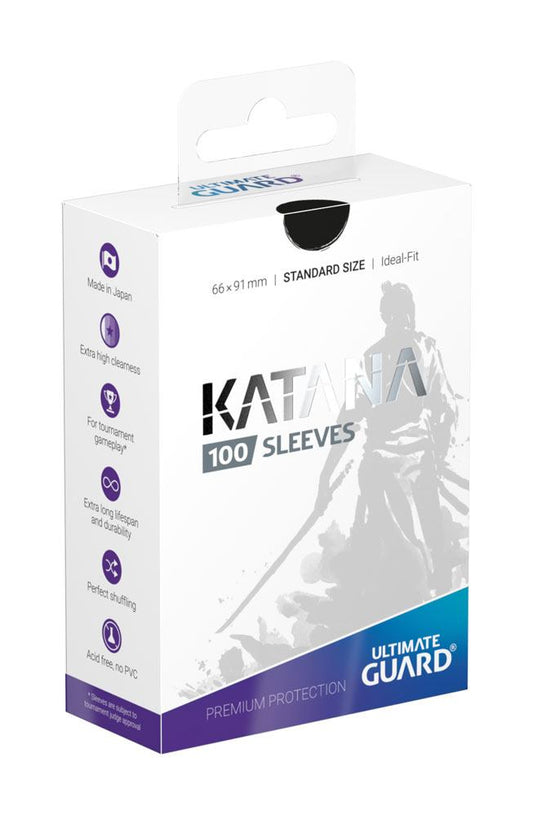Ultimate Guard Katana Sleeves Standard Size (100) - Black - Versand: 7 Tage nach Bestellung