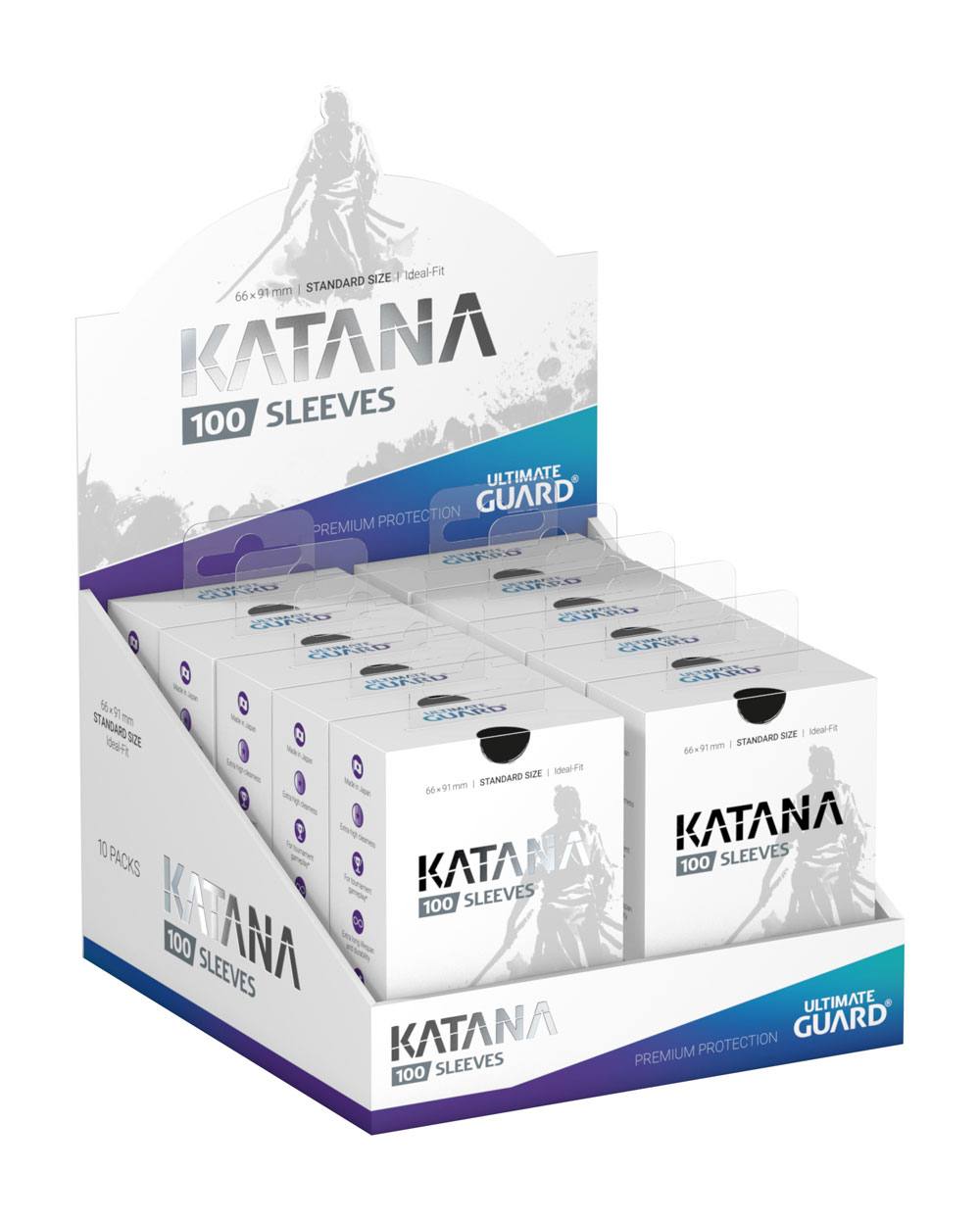 Ultimate Guard Katana Sleeves Standard Size (100) - Black - Preorder - ETA: 01.12.2026