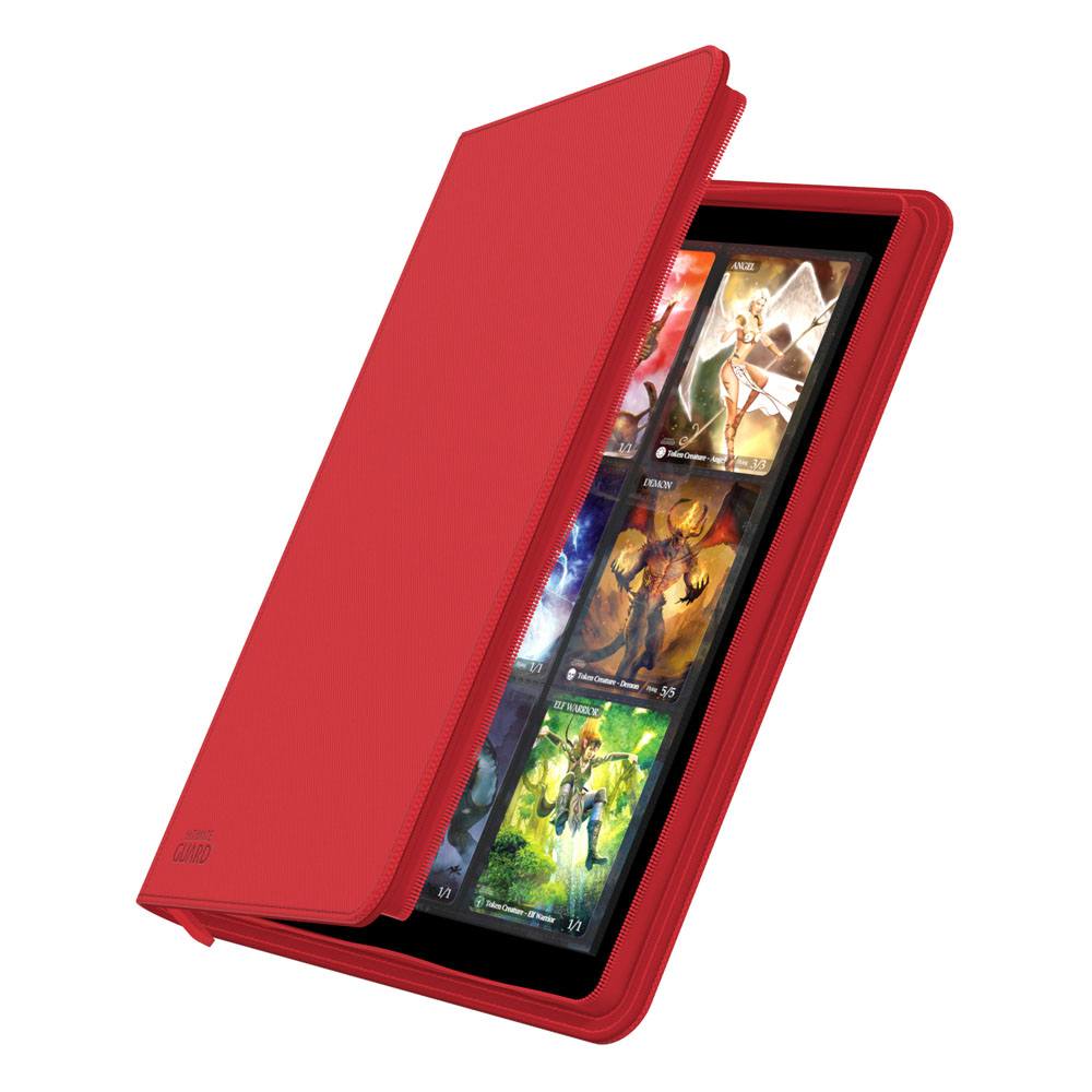 Ultimate Guard Zipfolio 360 - 18-Pocket XenoSkin Rot - Versand: 5-7 Tage nach Bestellung