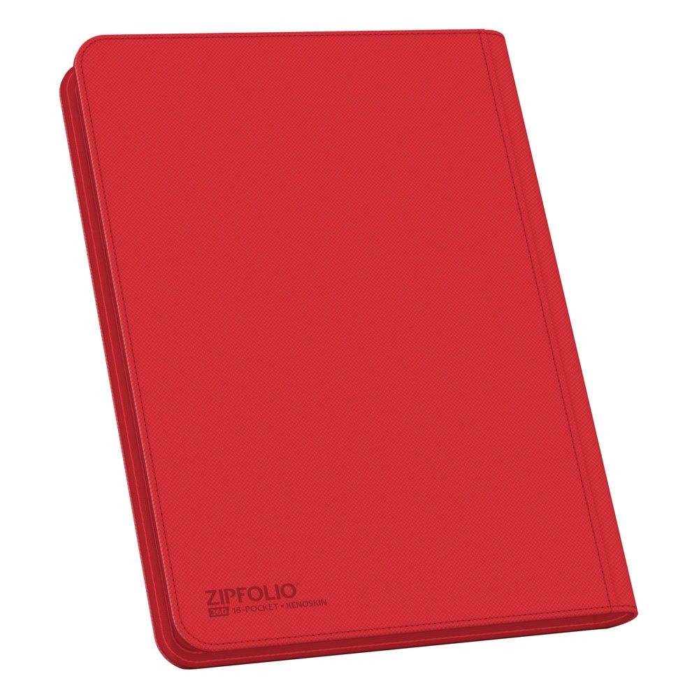 Ultimate Guard Zipfolio 360 - 18-Pocket XenoSkin Rot - Versand: 5-7 Tage nach Bestellung
