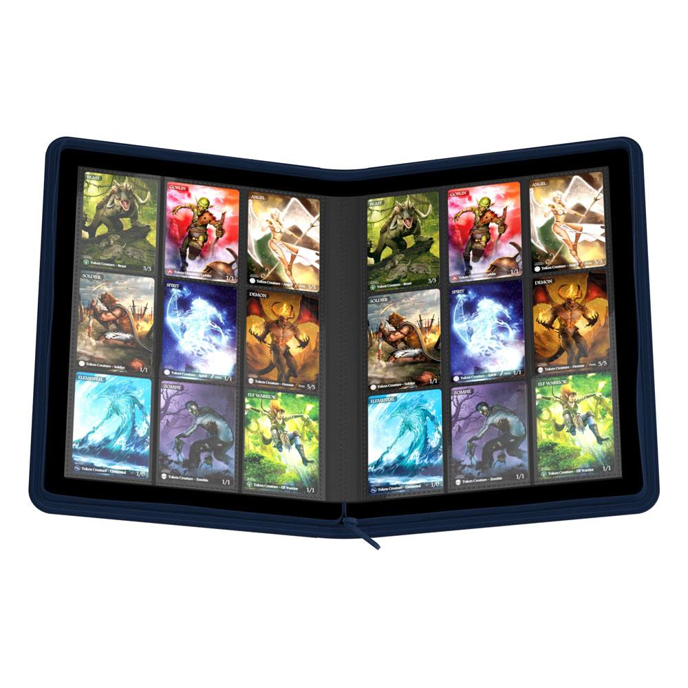 Ultimate Guard Zipfolio 360 - 18-Pocket XenoSkin Blau - Versand: 5-7 Tage nach Bestellung