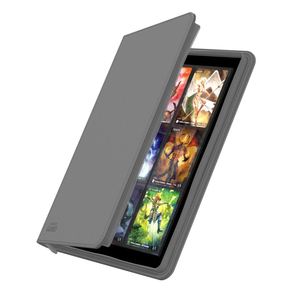 Ultimate Guard Zipfolio 360 - 18-Pocket XenoSkin Grau - Versand: 5-7 Tage nach Bestellung