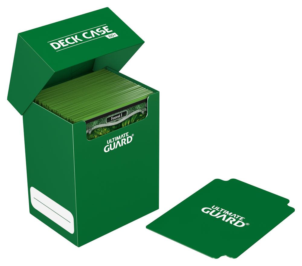 Ultimate Guard Deck Case 80+ Standardgröße Grün - Versand: 5-7 Tage nach Bestellung