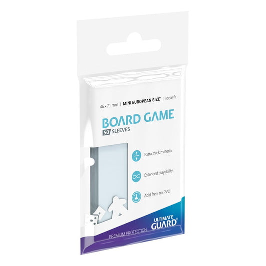 Ultimate Guard Premium Soft Sleeves für Brettspielkarten Mini European (50) - Versand: 5-7 Tage nach Bestellung