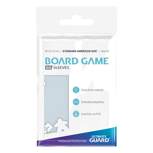 Ultimate Guard Premium Soft Sleeves für Brettspielkarten Standard American (60) - Versand: 5-7 Tage nach Bestellung