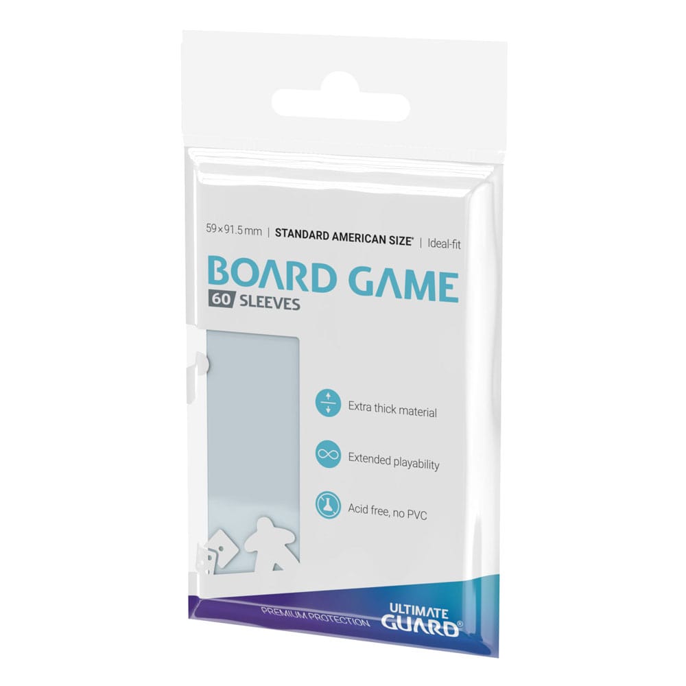 Ultimate Guard Premium Soft Sleeves für Brettspielkarten Standard American (60) - Versand: 5-7 Tage nach Bestellung