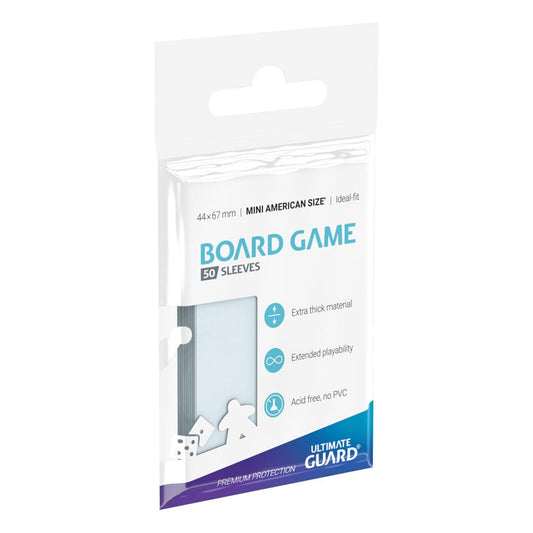 Ultimate Guard Premium Soft Sleeves für Brettspielkarten Mini American (50) - Versand: 5-7 Tage nach Bestellung