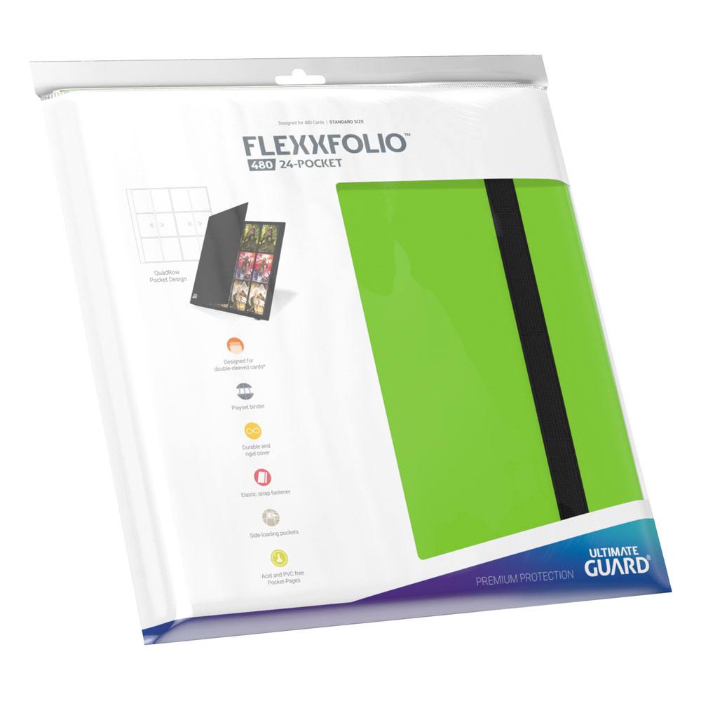 Ultimate Guard Flexxfolio 480 - 24-Pocket (Quadrow) - Hellgrün - Versand: 5-7 Tage nach Bestellung