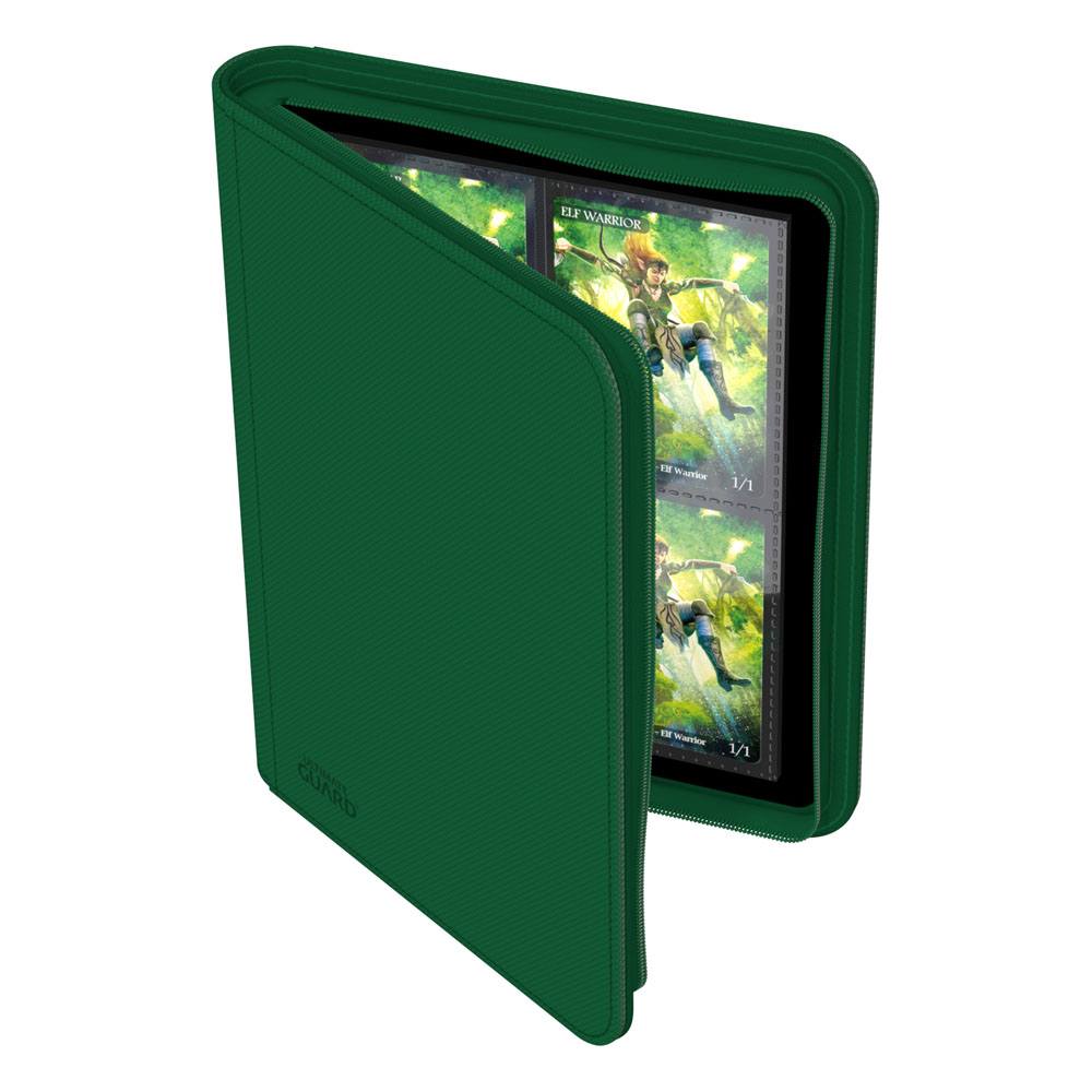 Ultimate Guard Zipfolio 160 - 8-Pocket XenoSkin Grün - Versand: 5-7 Tage nach Bestellung