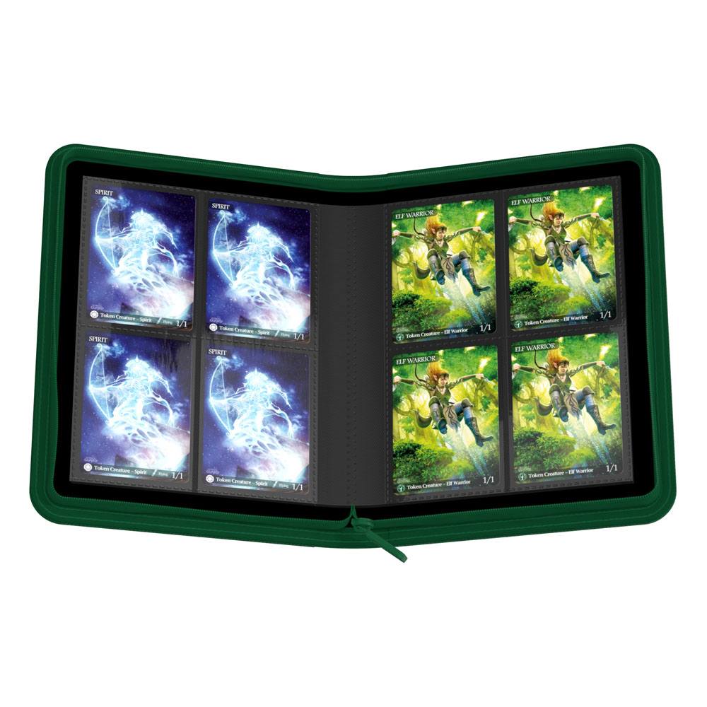 Ultimate Guard Zipfolio 160 - 8-Pocket XenoSkin Grün - Versand: 5-7 Tage nach Bestellung