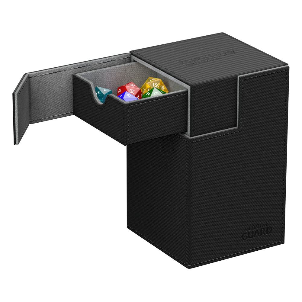 Ultimate Guard Flip´n´Tray Deck Case 100+ Standardgröße XenoSkin Schwarz - Versand: 7 Tage nach Bestellung