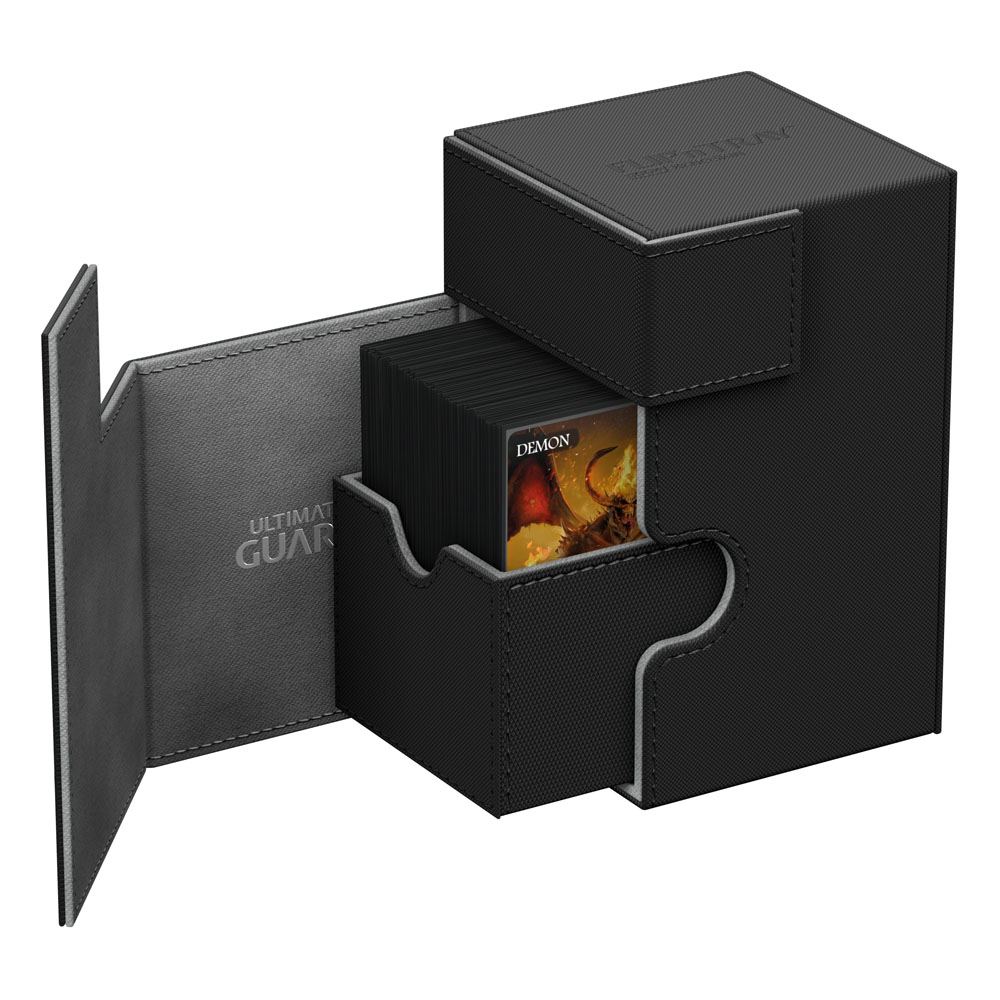 Ultimate Guard Flip´n´Tray Deck Case 100+ Standardgröße XenoSkin Schwarz - Versand: 7 Tage nach Bestellung