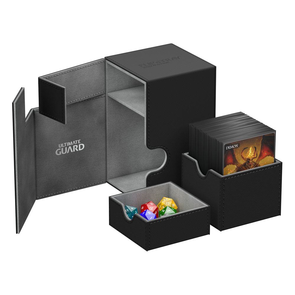 Ultimate Guard Flip´n´Tray Deck Case 100+ Standardgröße XenoSkin Schwarz - Versand: 7 Tage nach Bestellung