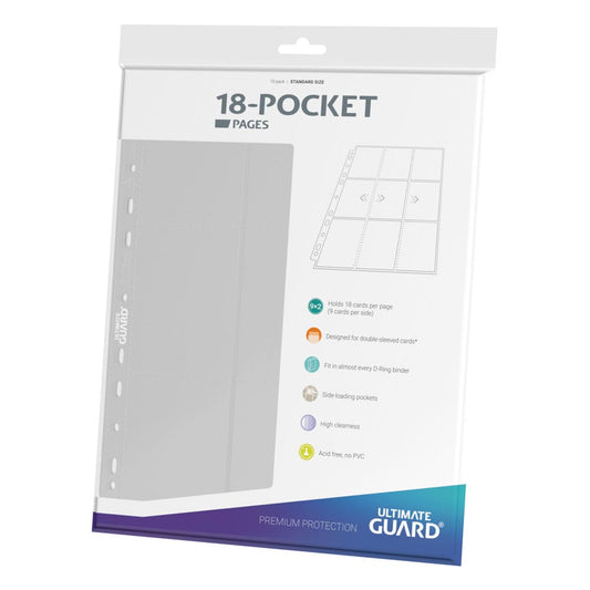 Ultimate Guard 18-Pocket Pages Side-Loading Weiß (10) - Versand: 5-7 Tage nach Bestellung