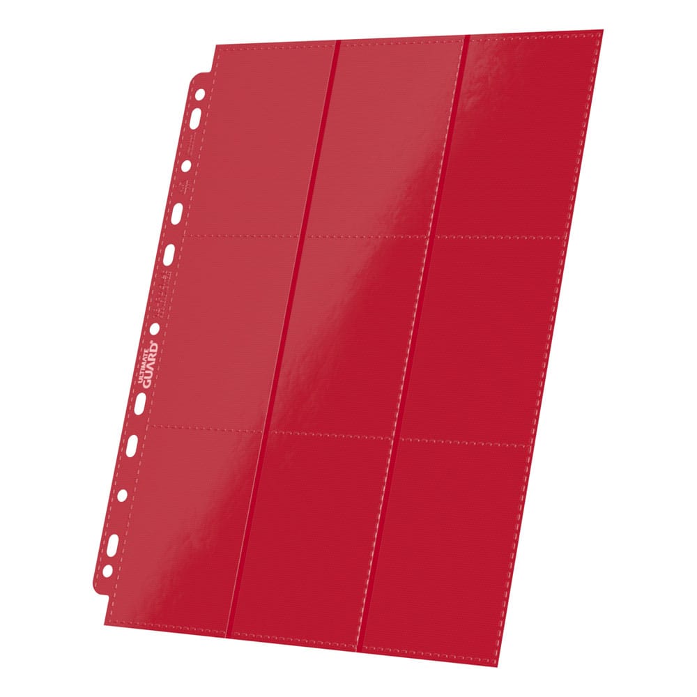 Ultimate Guard 18-Pocket Pages Side-Loading Rot (10) - Versand: 5-7 Tage nach Bestellung