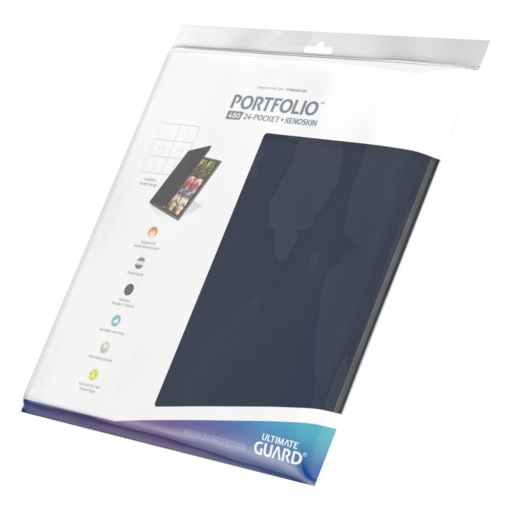 Ultimate Guard Portfolio 480 - 24-Pocket XenoSkin (Quadrow) - Blau - Versand: 5-7 Tage nach Bestellung
