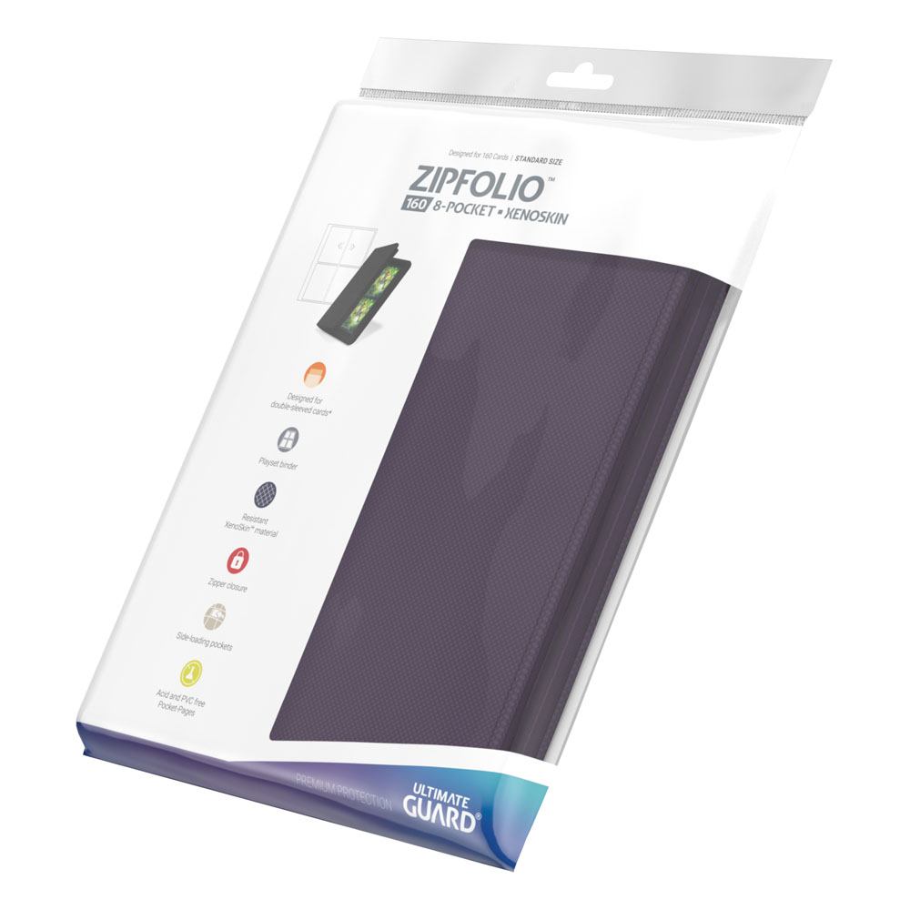 Ultimate Guard Zipfolio 160 - 8-Pocket XenoSkin Violett - Preorder - ETA: 15.02.2026