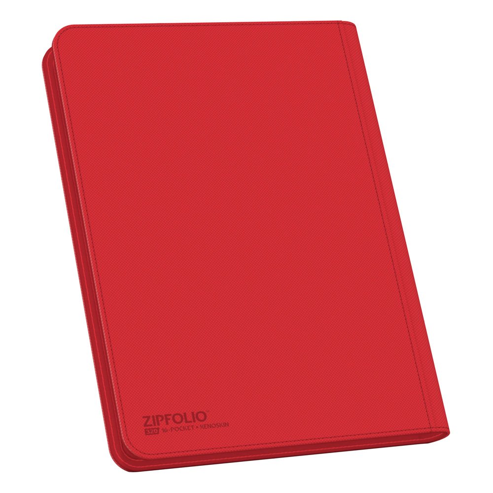 Ultimate Guard Zipfolio 320 - 16-Pocket XenoSkin Rot - Versand: 5-7 Tage nach Bestellung