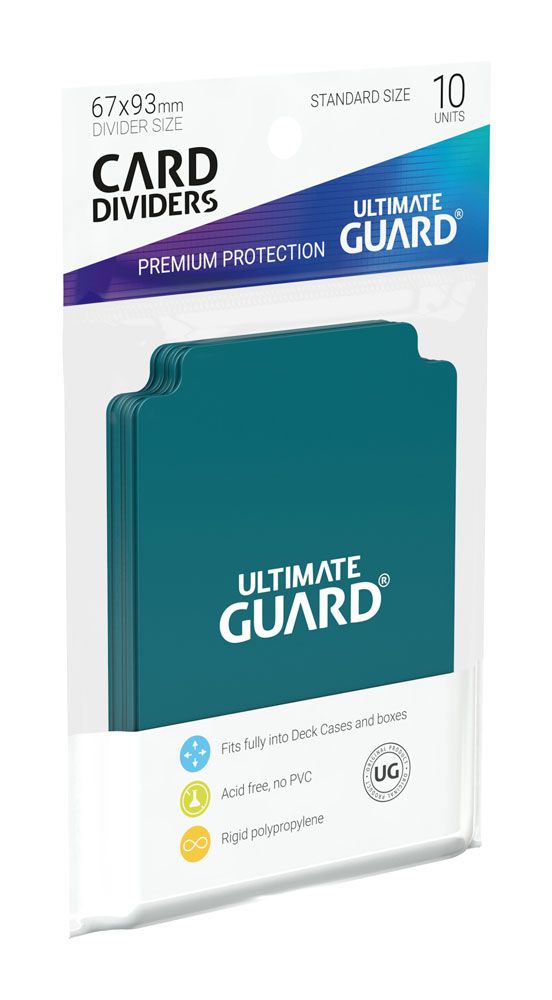 Ultimate Guard Kartentrenner Standardgröße Petrolblau (10) - Versand: 5-7 Tage nach Bestellung