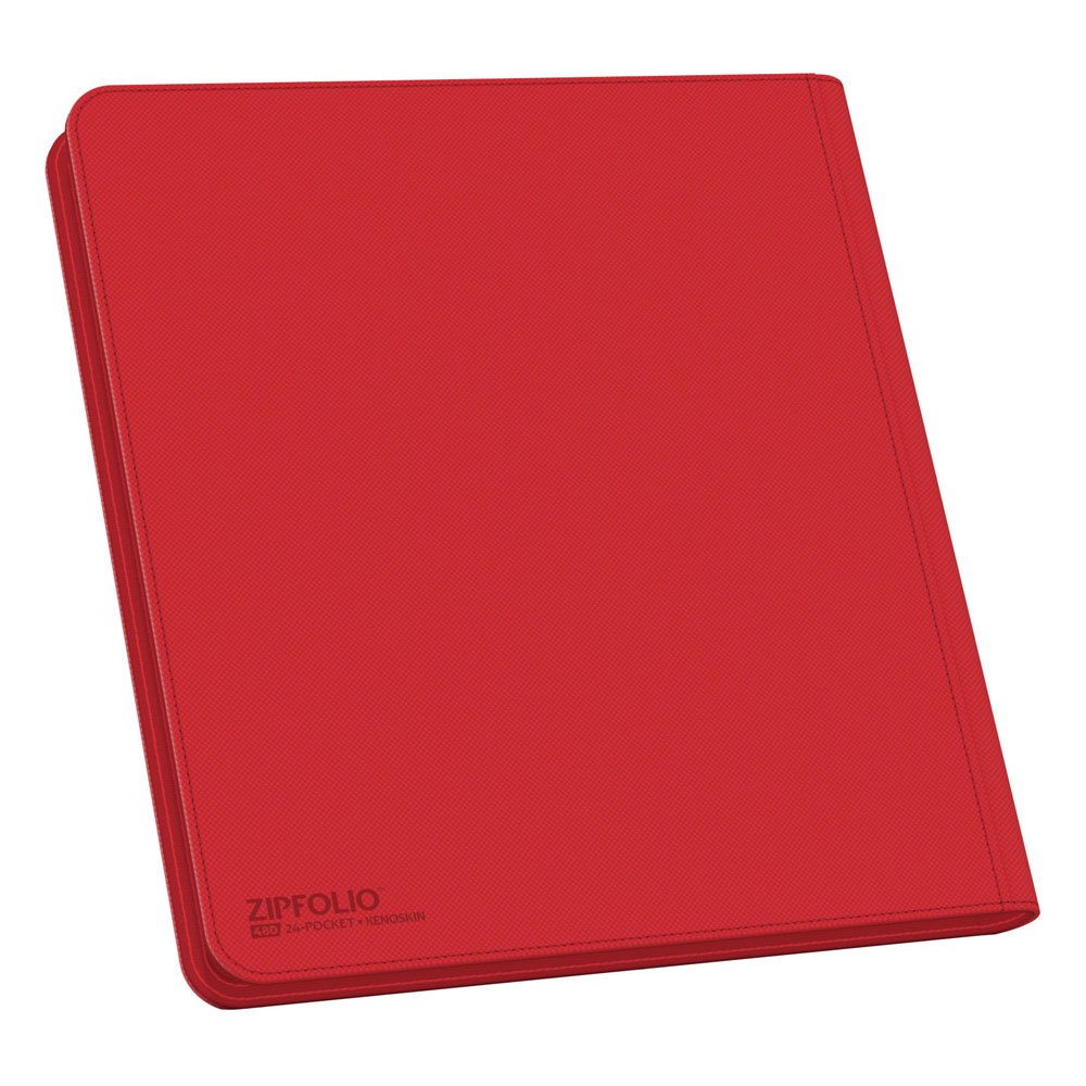 Ultimate Guard Zipfolio 480 - 24-Pocket XenoSkin (Quadrow) - Rot - Versand: 5-7 Tage nach Bestellung