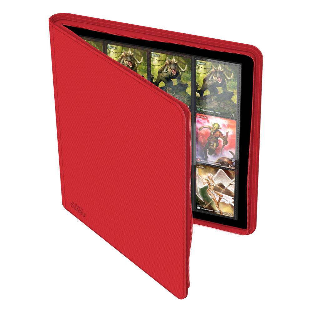 Ultimate Guard Zipfolio 480 - 24-Pocket XenoSkin (Quadrow) - Rot - Versand: 5-7 Tage nach Bestellung
