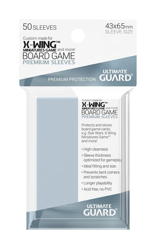 Ultimate Guard Premium Soft Sleeves für Brettspielkarten X-Wing™ Miniatures Game (50) - Versand: 5-7 Tage nach Bestellung
