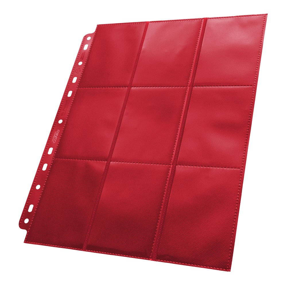 Ultimate Guard 18-Pocket Pages Side-Loading Rot (50) - Versand: 5-7 Tage nach Bestellung