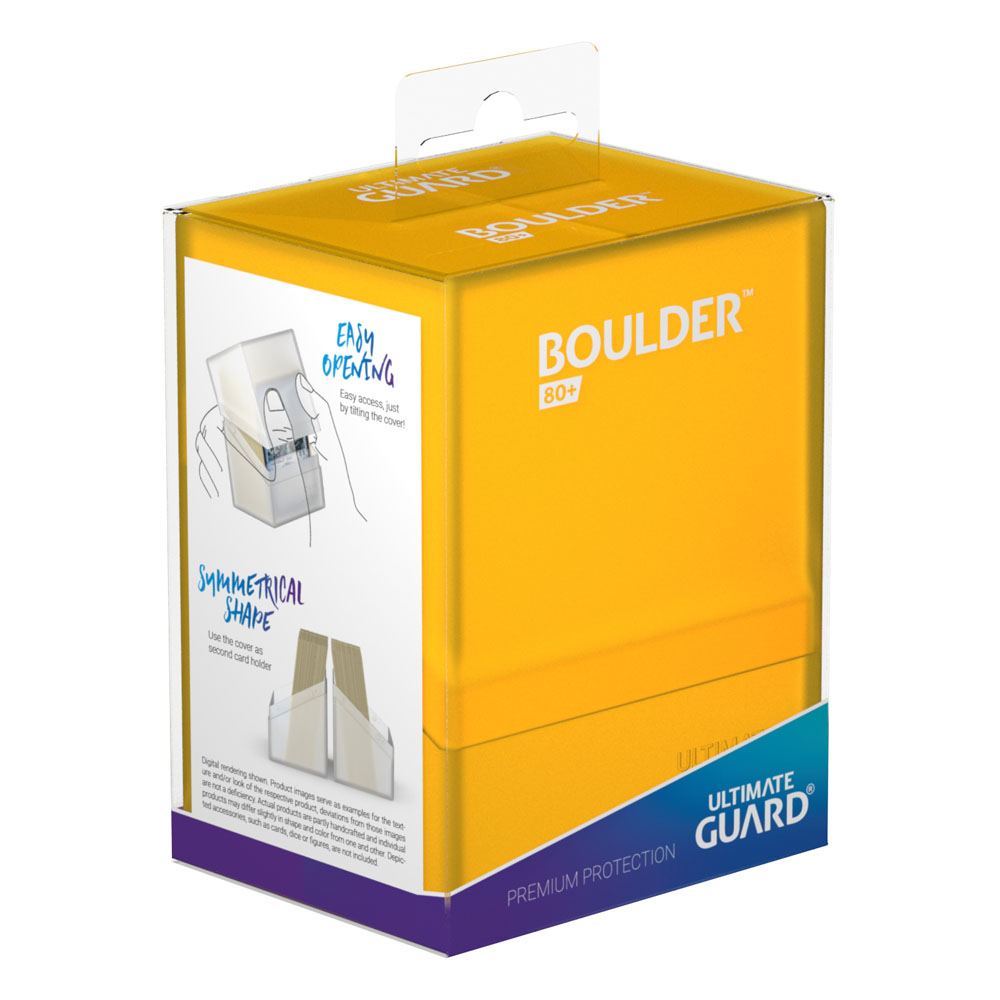 Ultimate Guard Boulder Deck Case 80+ Standardgröße Bernstein - Versand: 5-7 Tage nach Bestellung