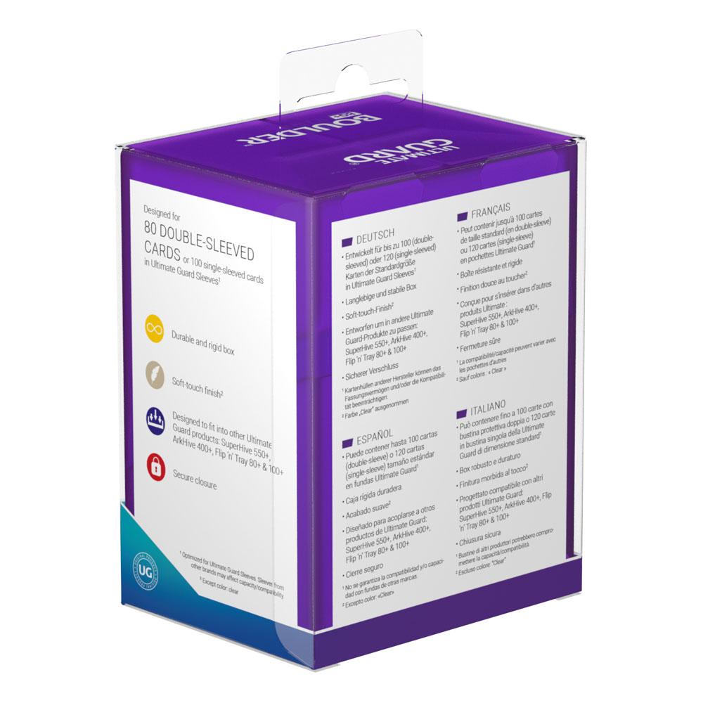 Ultimate Guard Boulder Deck Case 80+ Standardgröße Amethyst - Versand: 5-7 Tage nach Bestellung