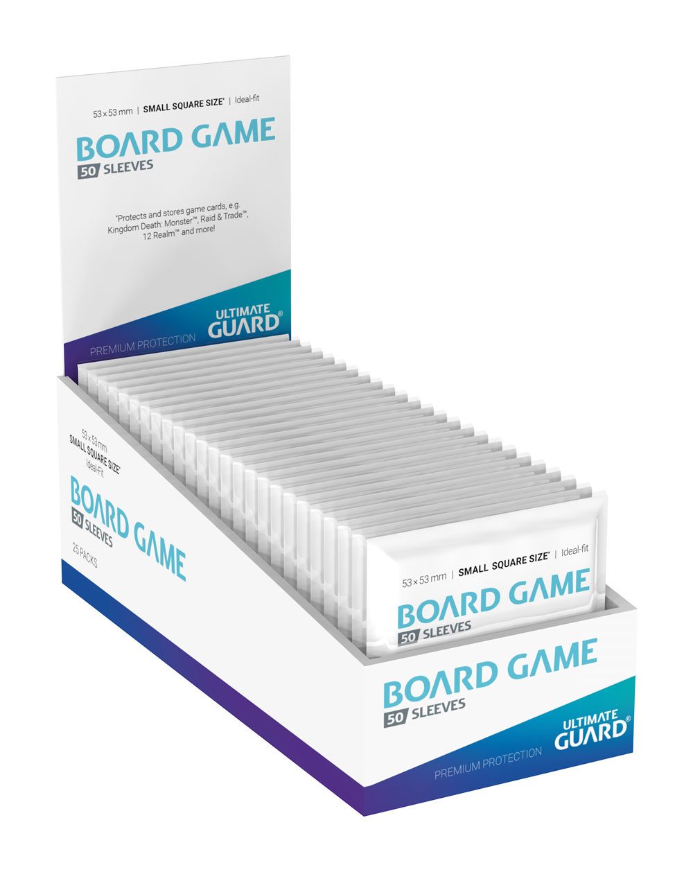 Ultimate Guard Premium Sleeves für Brettspielkarten Quadratisch Klein (50) - Versand: 5-7 Tage nach Bestellung