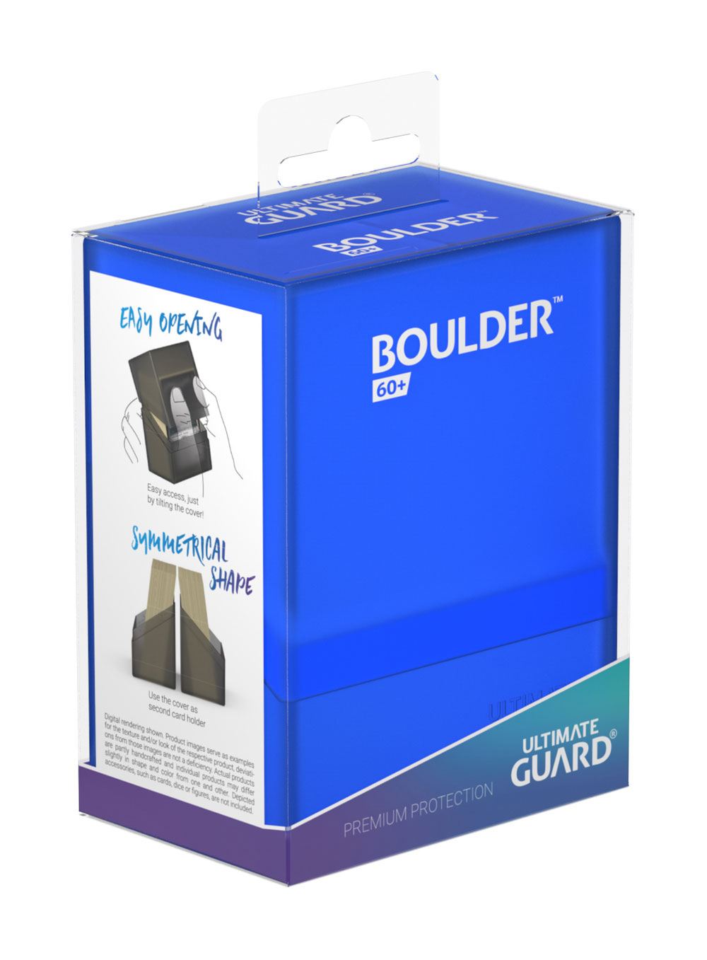 Ultimate Guard Boulder Deck Case 60+ Standardgröße Sapphire - Versand: 5-7 Tage nach Bestellung