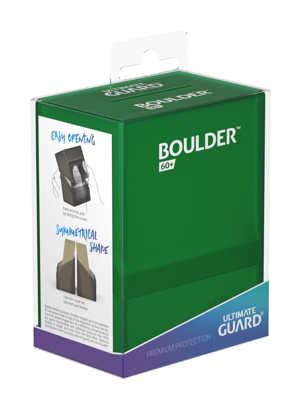 Ultimate Guard Boulder Deck Case 60+ Standardgröße Emerald - Versand: 5-7 Tage nach Bestellung