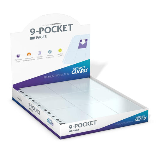 Ultimate Guard 9-Pocket Pages (100) - Versand: 5-7 Tage nach Bestellung