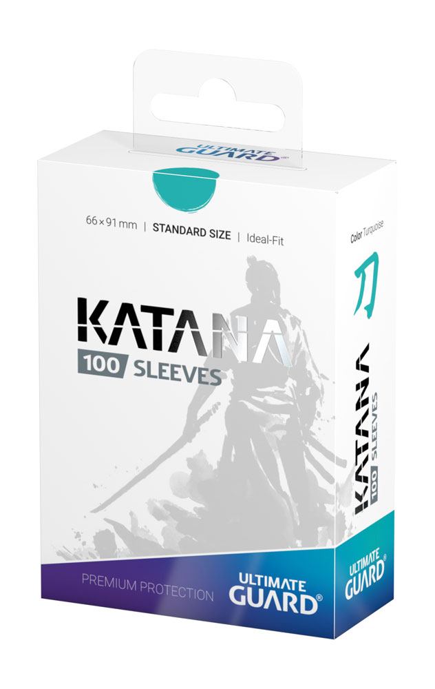 Ultimate Guard Katana Sleeves Standard Size (100) - Turquoise - Preorder - ETA: 30.06.2026